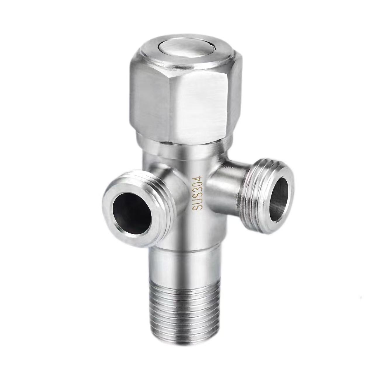 90 ° Wire Drawing Three-Way Angle Valve
