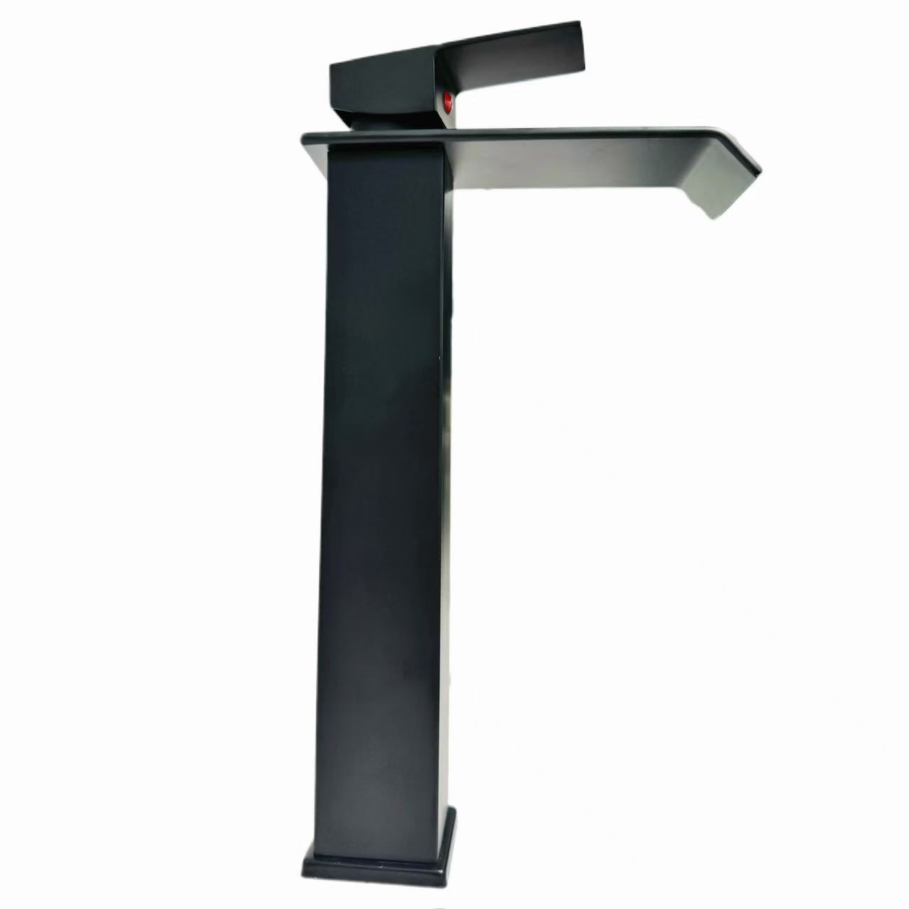 Swarte Tall Waterfall-Styl wasktafel kraan
