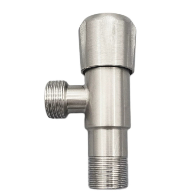 Geborsteld RVS Universele Hot En Kâld Water Inlet Angle Valve