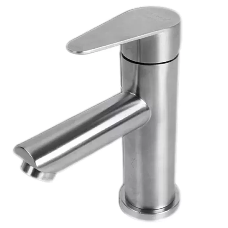 Silindryske Flat Handle Hot En Kâld Basin Kraan