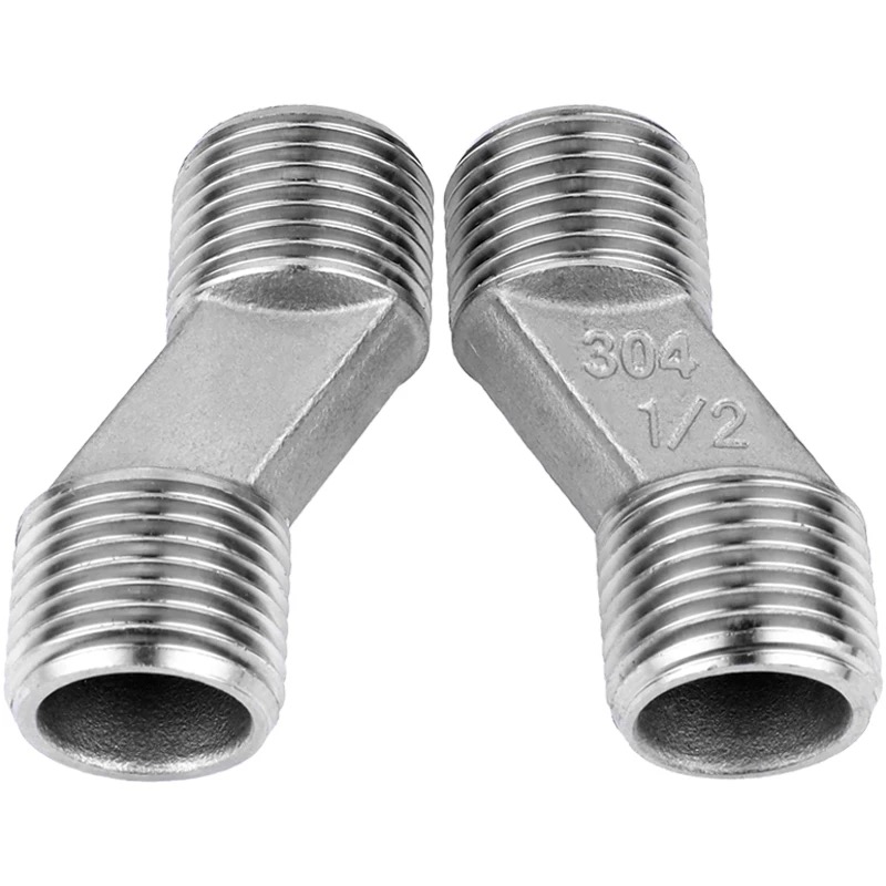 Dûbele einige eksintrike threaded joint