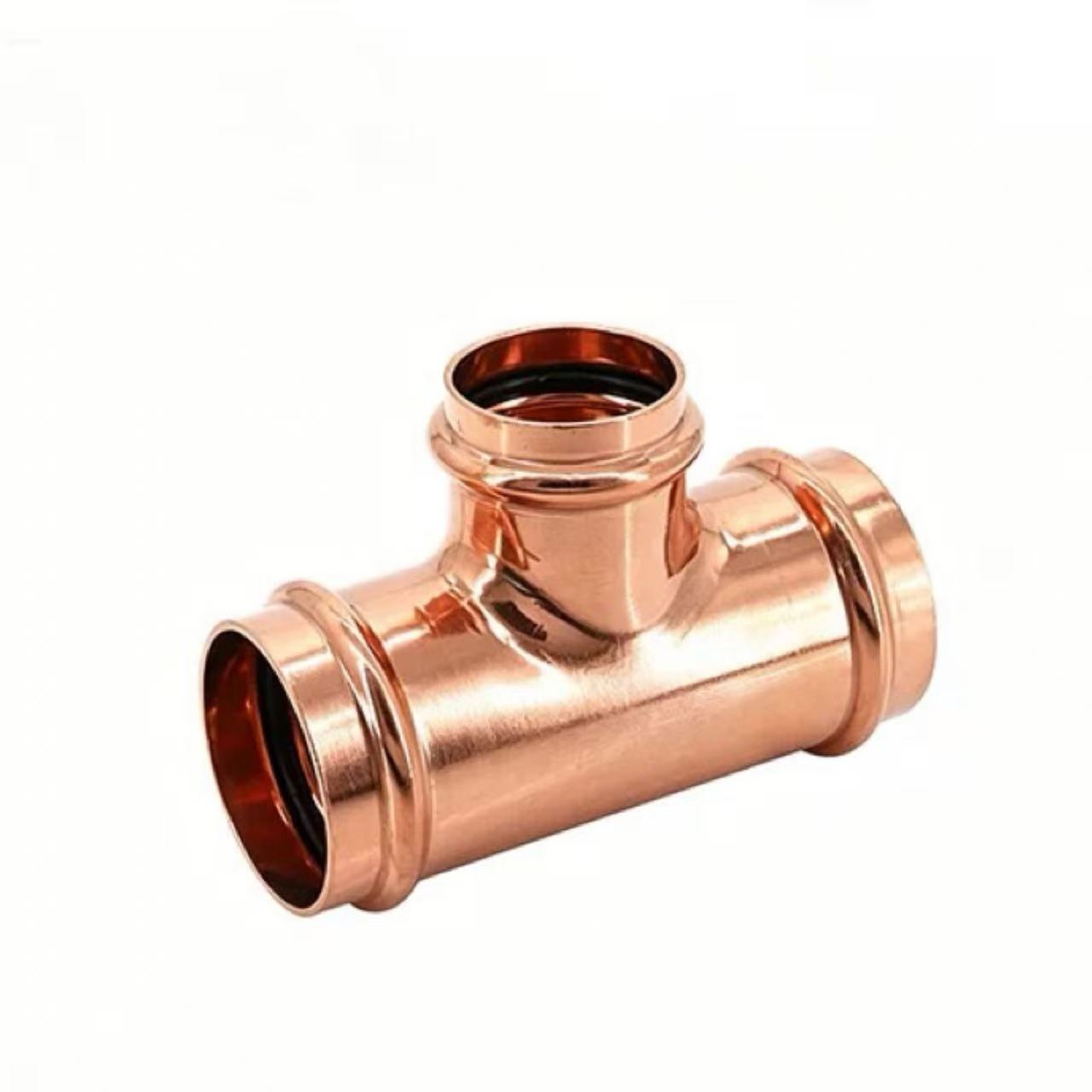 Double-Press ferminderjen T-Type Pipe Fitting