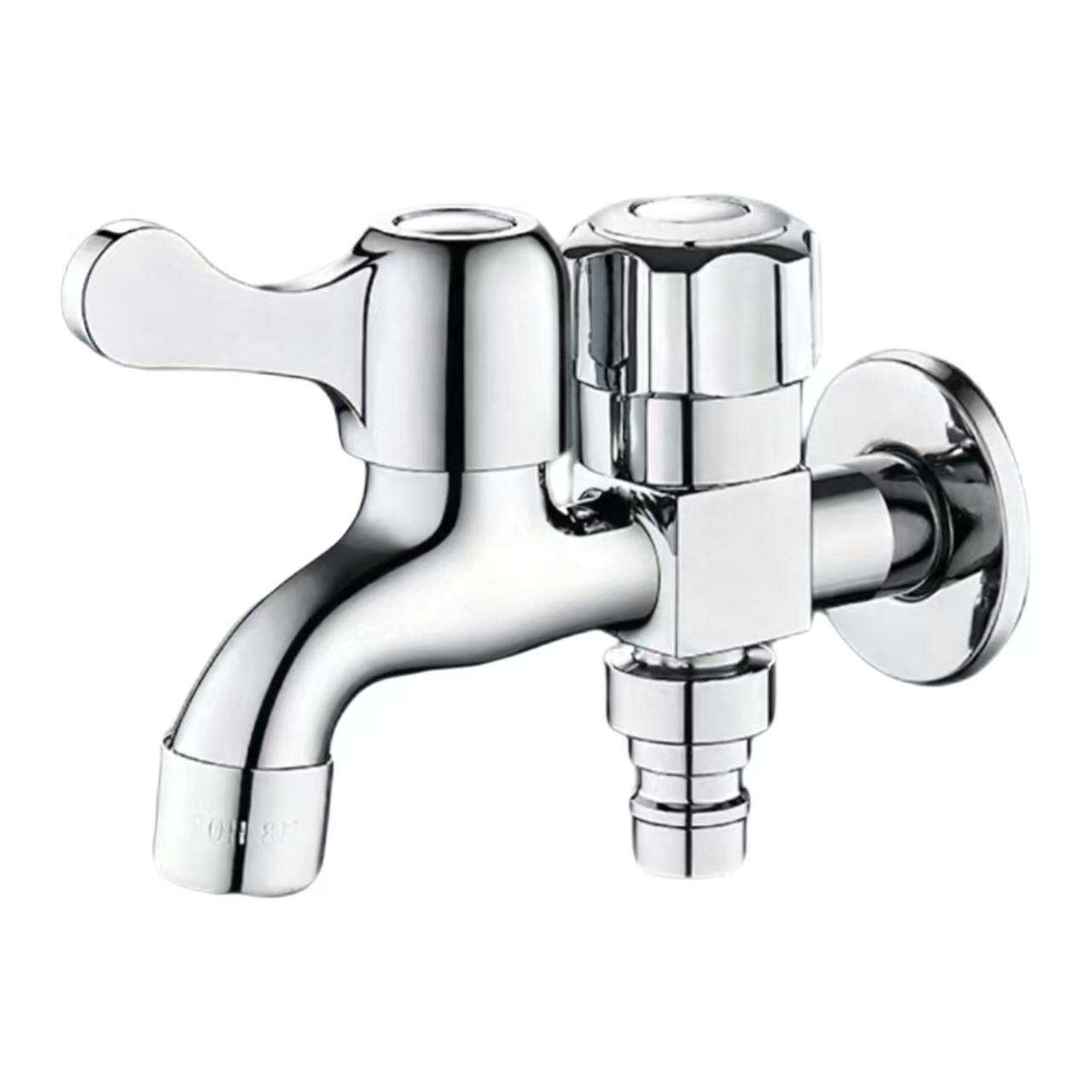 Dual-Control Dual-Outlet waskmasine kraan