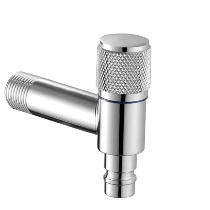 Útwreide Knurled Handle Water-Stop Angle Valve Útwreide Knurled Handle Water-Stop Angle Valve