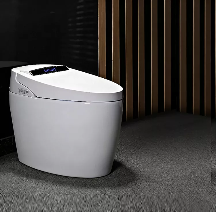 Foot-operearre Flip-Top Smart Toilet