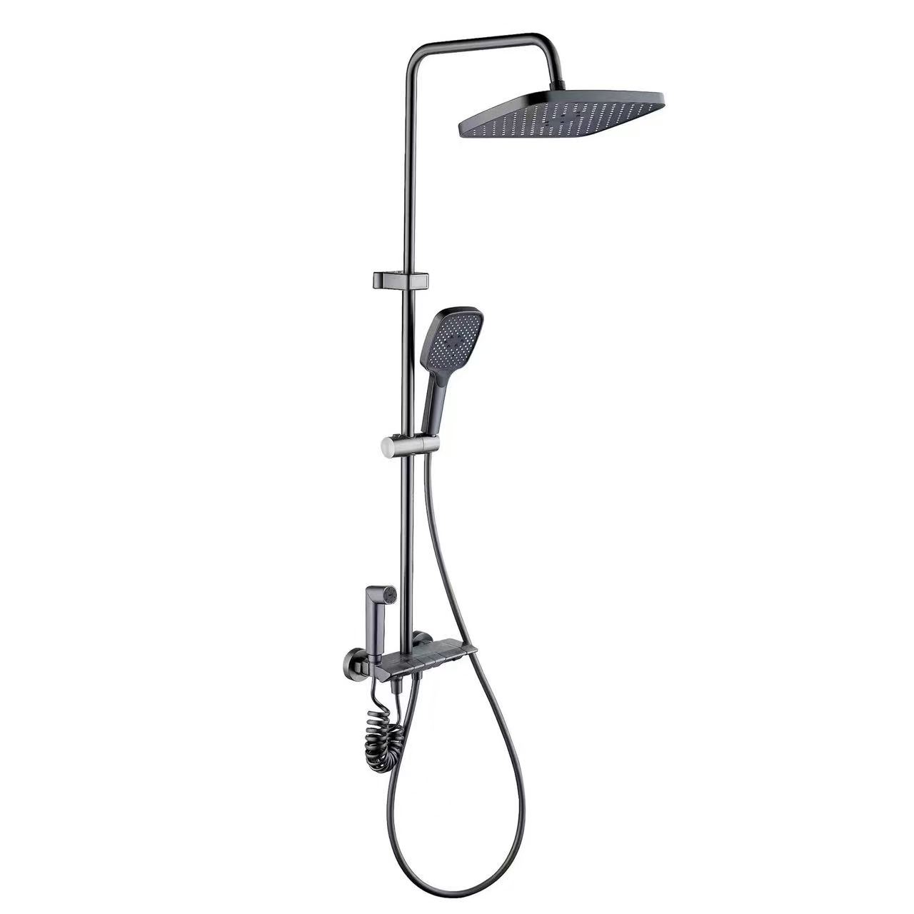 Fjouwer-Mode Piano Key Shower Set mei Spray Gun