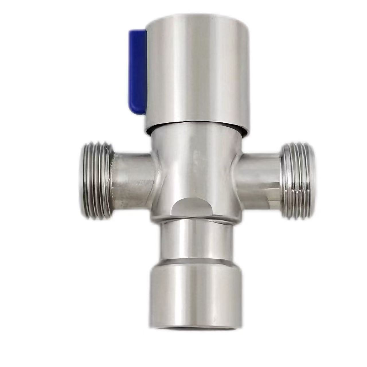 Ynterne Thread 180-Degree Three-Way Water Diverter Valve
