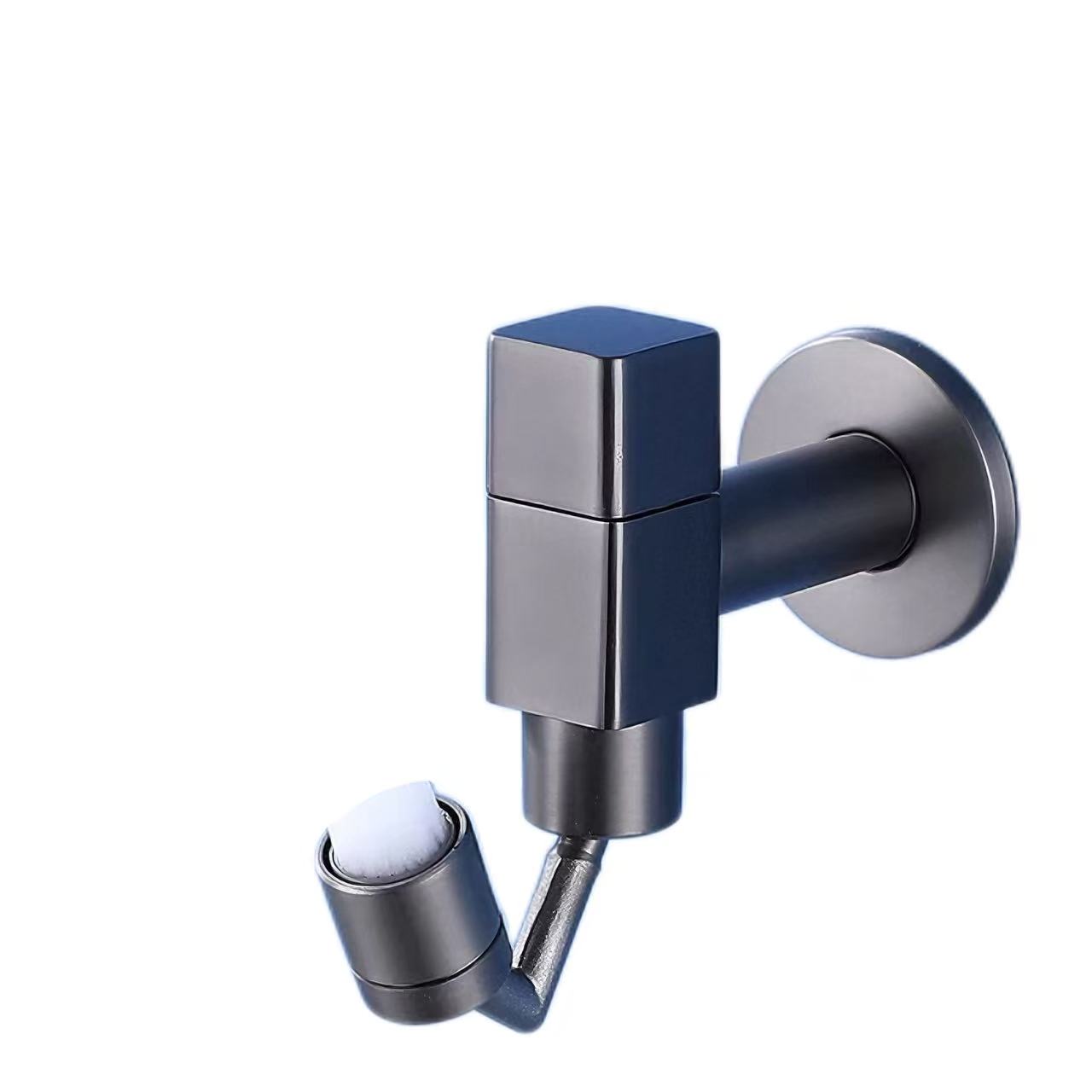 Minimalistyske Grey Swirl Wall-Mounted kraan
