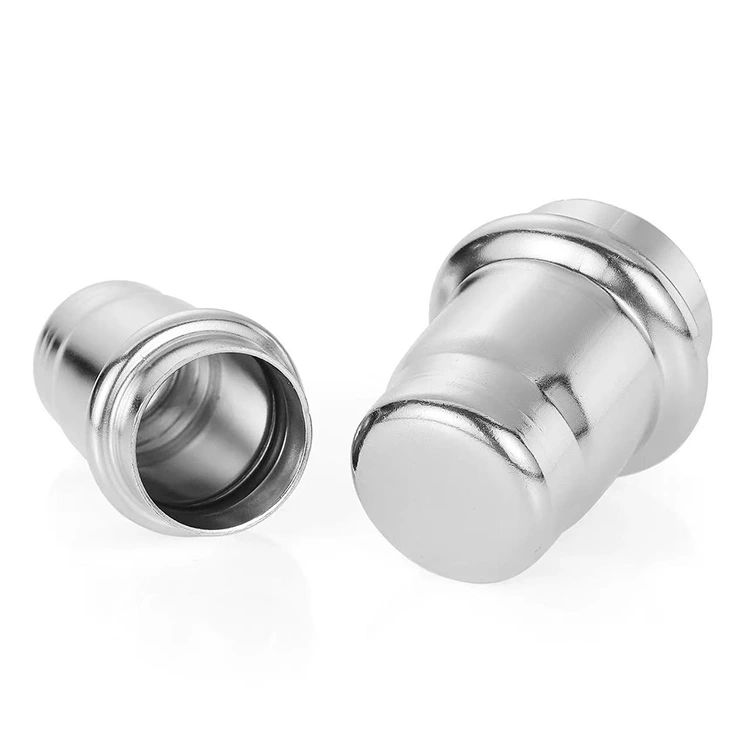 Stainless Steel Double Press Cap