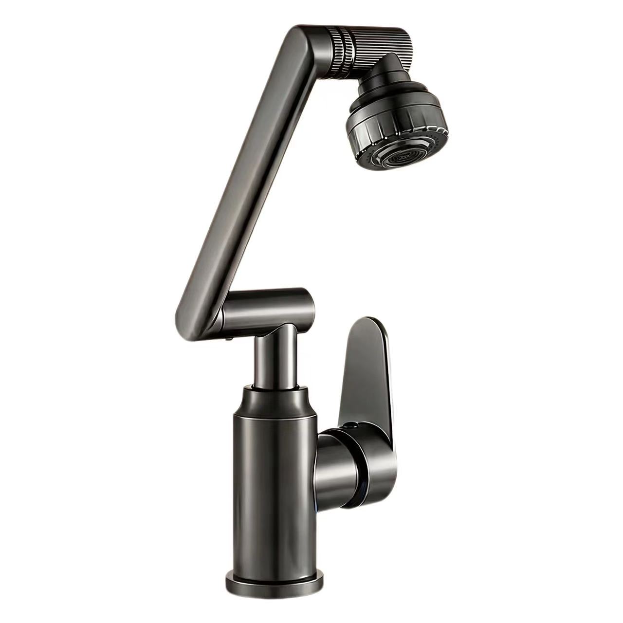 Rotearjende Robotyske Arm Heat En Kâld Basin Kraan