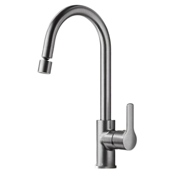 draaiende swivel keuken waarm en kâld wetter kraan