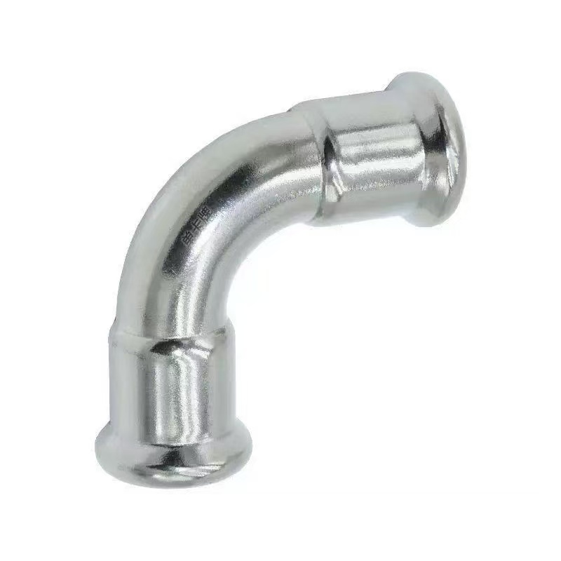 Single-clamp 90-graden elbow