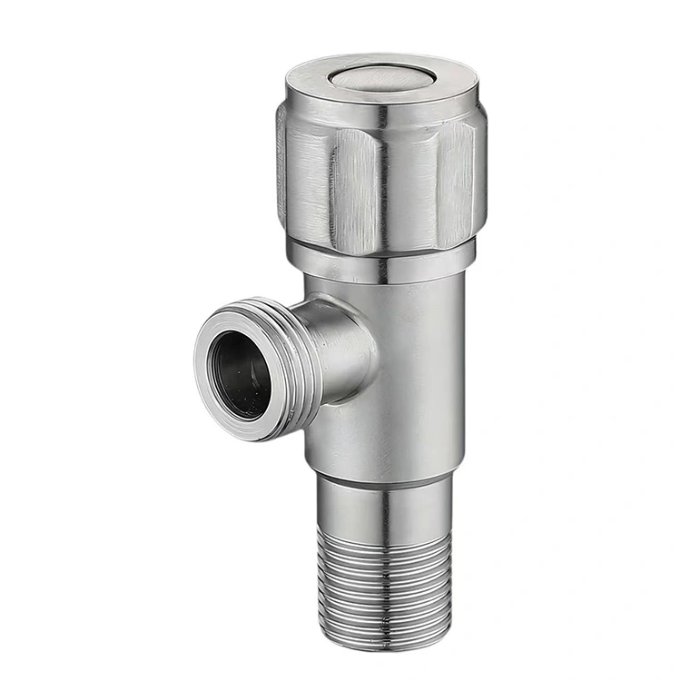 Seis-Spike Knob Male Inlet Angle Stop Valve